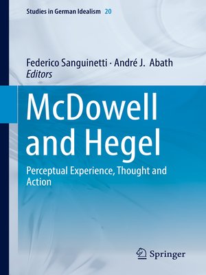 cover image of McDowell and Hegel